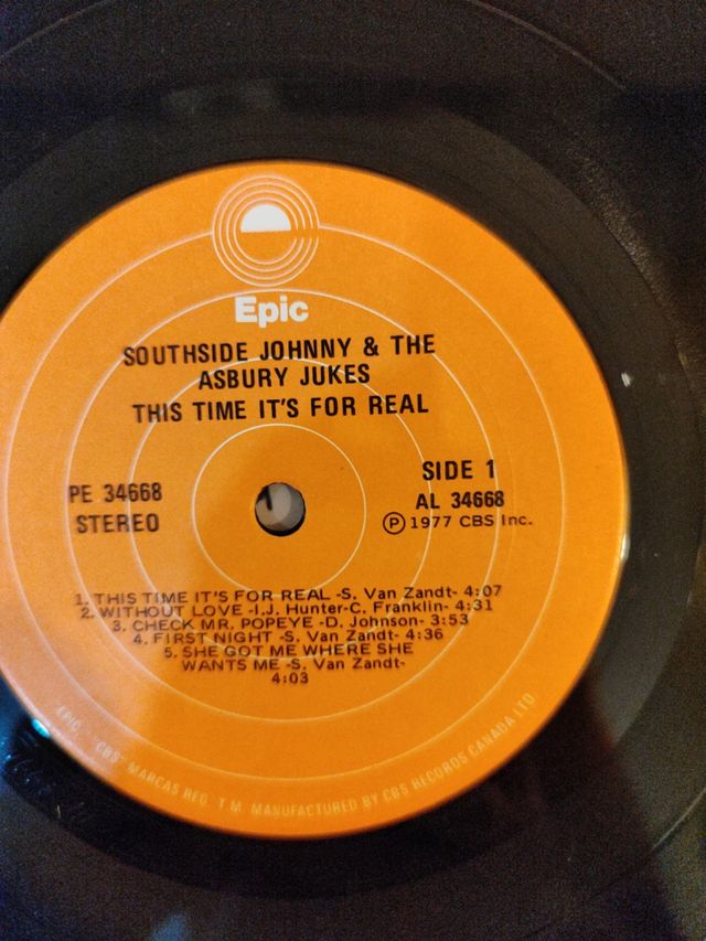 SOUTHSIDE JOHNNY - This time is for real