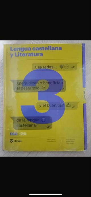 Libros de texto 3º ESO Inglés, Lengua, Mates