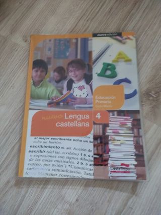 Libro lengua castellana es primaria 4