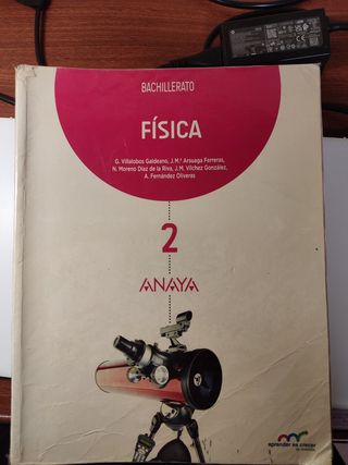 Libro de Física 2°Bachillerto Anaya
