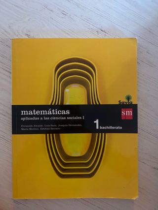 Matematicas aplicadas a las ciencias sociales I