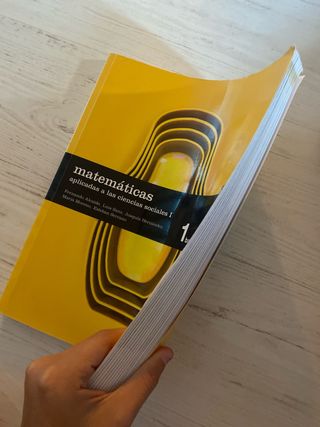 Matematicas aplicadas a las ciencias sociales I