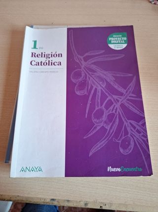 Libro texto Religión católica