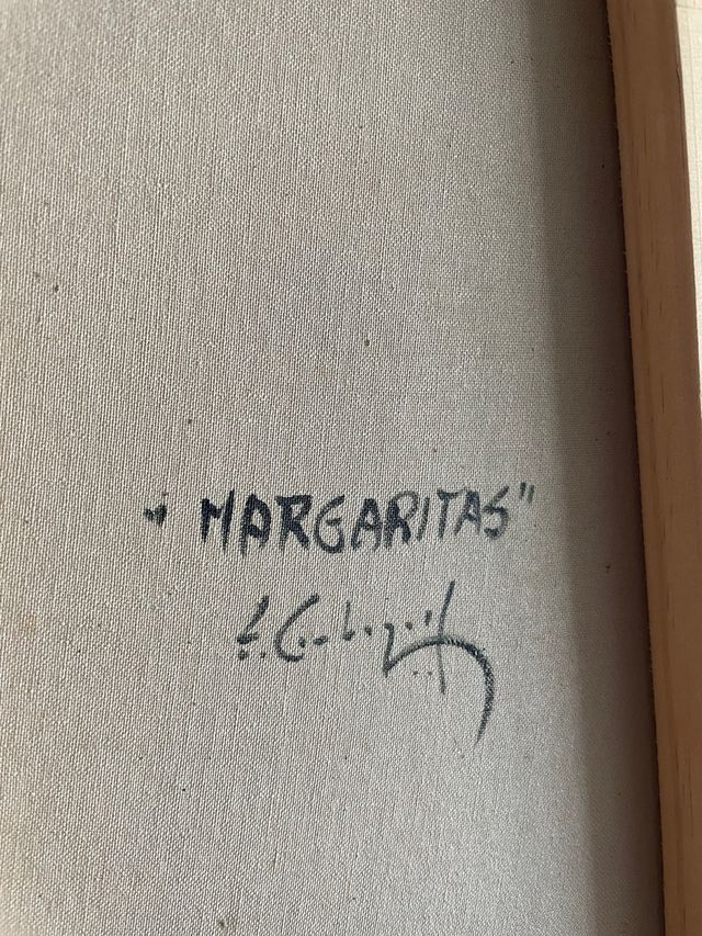 Cuadro - E. Carbonell - MARGARITAS