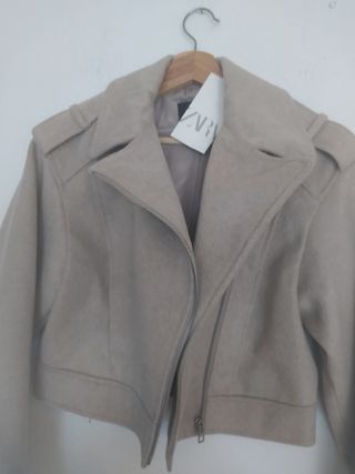 Cazadora Biker Zara 