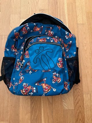 Mochila con dibujos de pizza