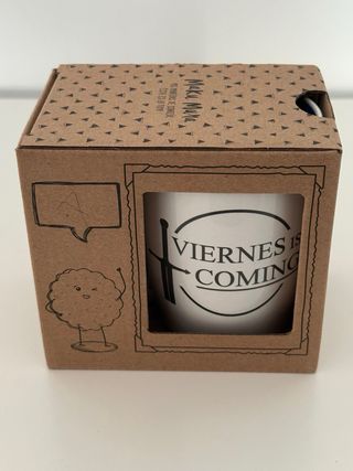 Taza Maku Mura Viernes is coming juego de tronos