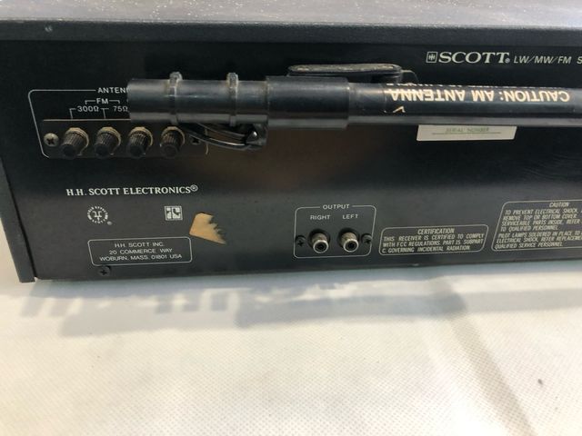 Tuner Scott 510TL Révisé Pro, Analogique AM/FM, Couleur Argent