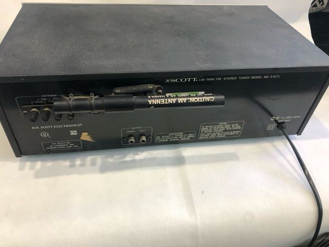 PURE VINTAGE SCOTT 510TL - TUNER AM/FM - USA
