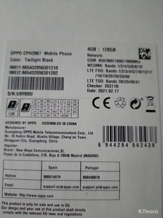 Pezzo di ricambio OPPO A72