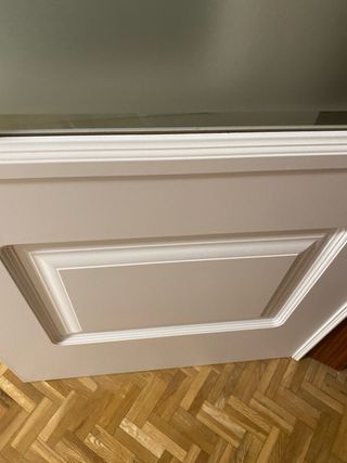 PUERTA DOBLE BLANCA LACADA SALON