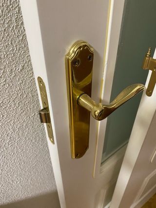 PUERTA DOBLE BLANCA LACADA SALON