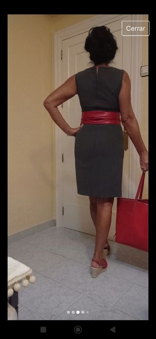 Vestido o falda pichi gris otoño invierno