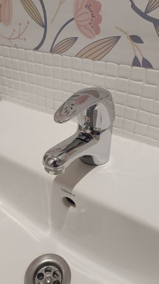 Kit lavabo pie y grifo