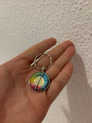 Llavero con forma de flauta