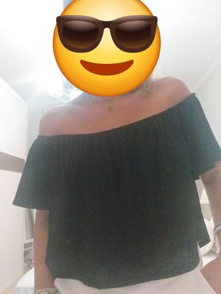 Top negro. Ideal para Romerias
