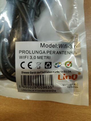 Cavo prolunga per antenna