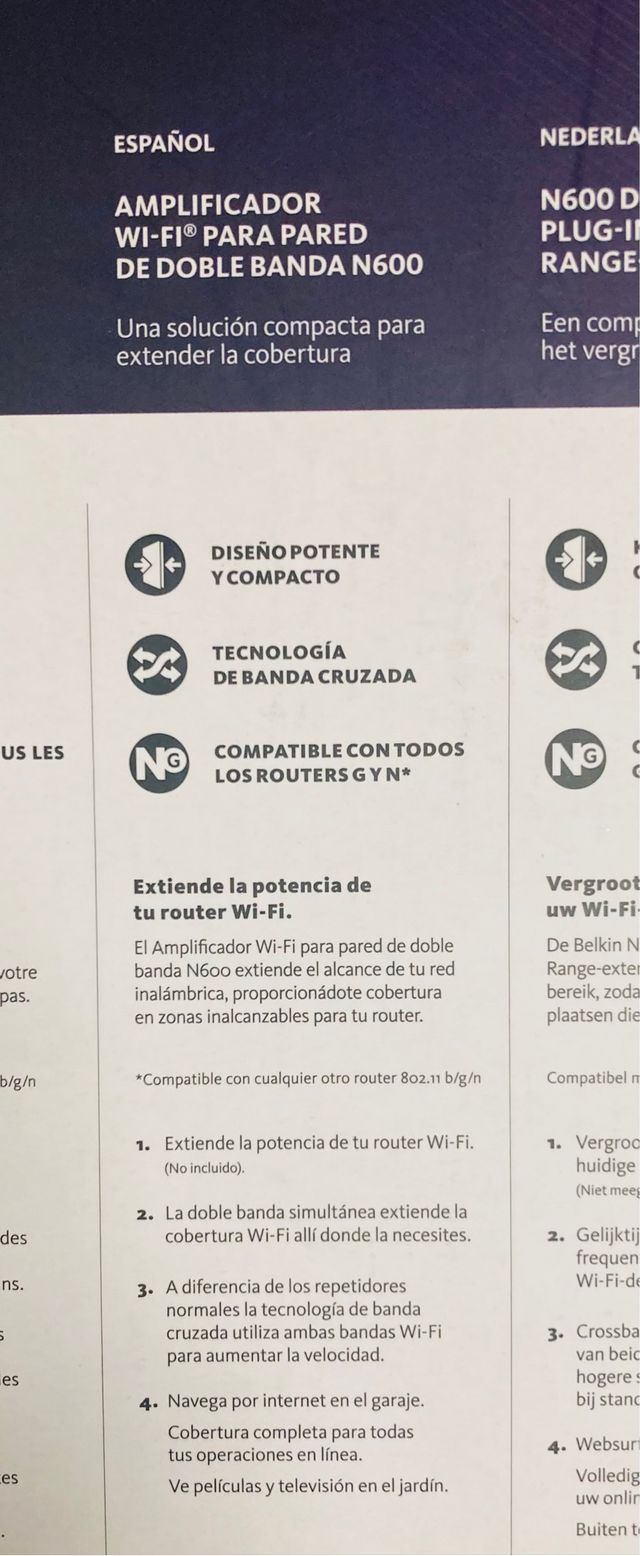 Amplificador WIFI DUAL 4G / 5G