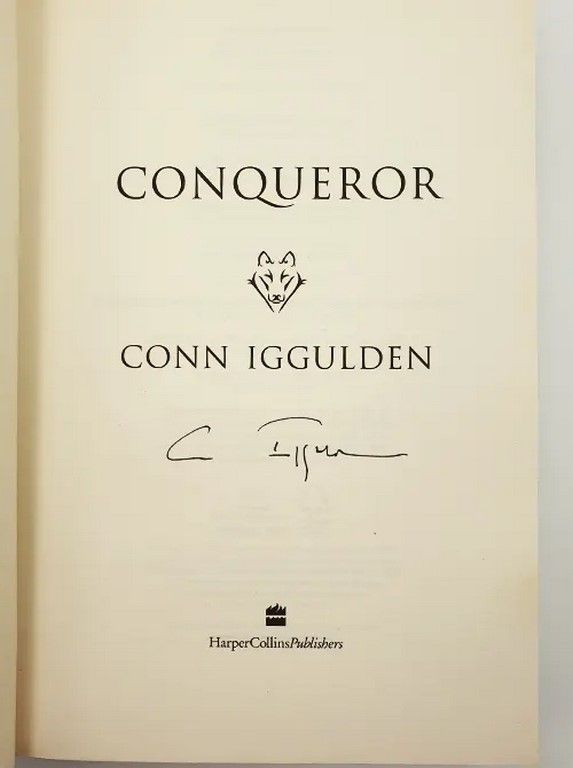 Conqueror Libro Firmado