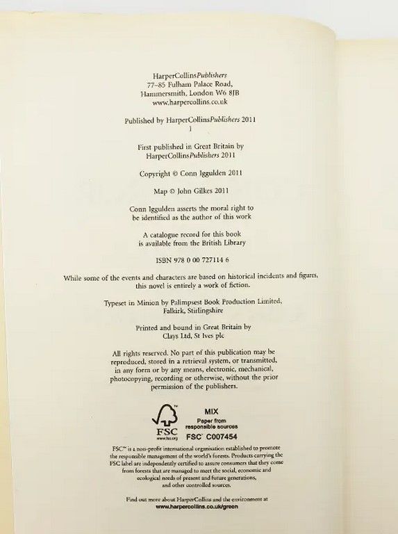 Conqueror Libro Firmado