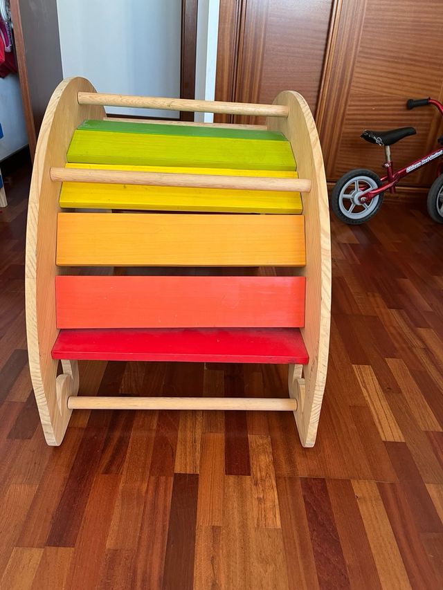 Balancin Waldorf artesanal. Madera de pino