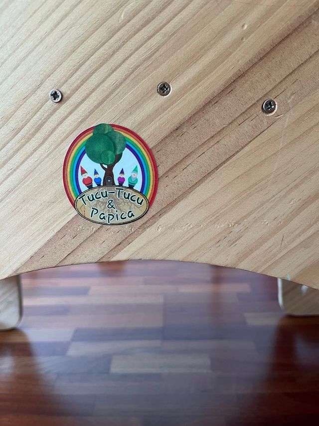 Balancin Waldorf artesanal. Madera de pino