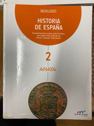 Libro Historia de España 2º Bachillerato