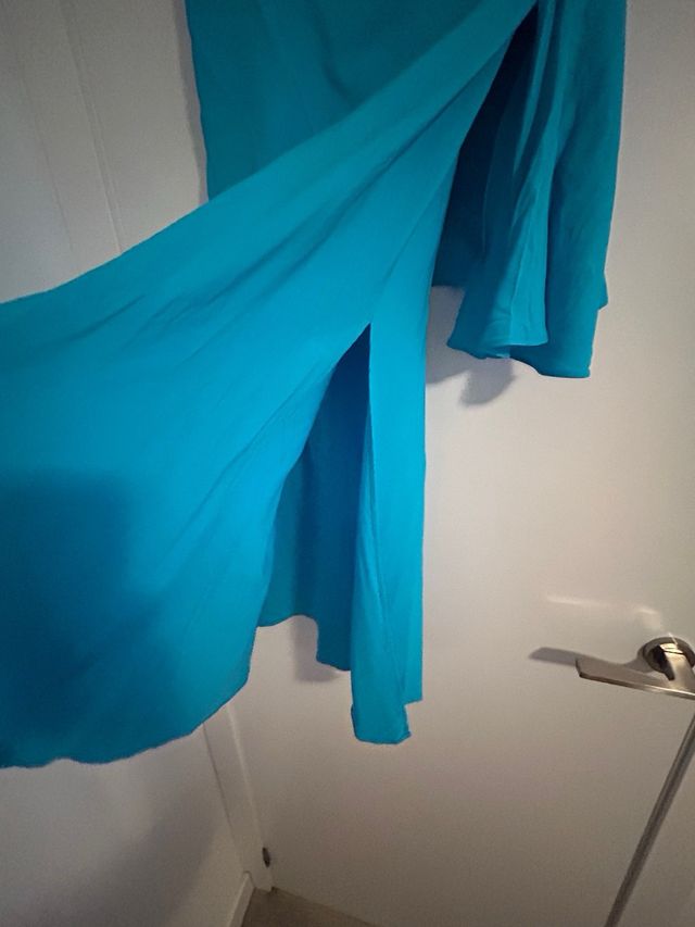 Falda sfera azuk turquesa