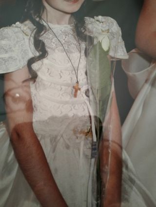 Vestido de comunión niña talla 9 , años