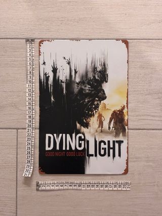 DYING LIGHT Ps4 Pc Xbox poster in metallo V1