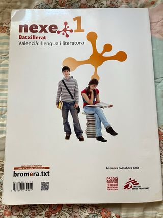 Libro valenciano 1º Bachillerato