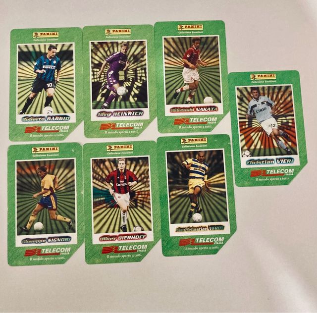 Schede telefoniche calciatori panini 2