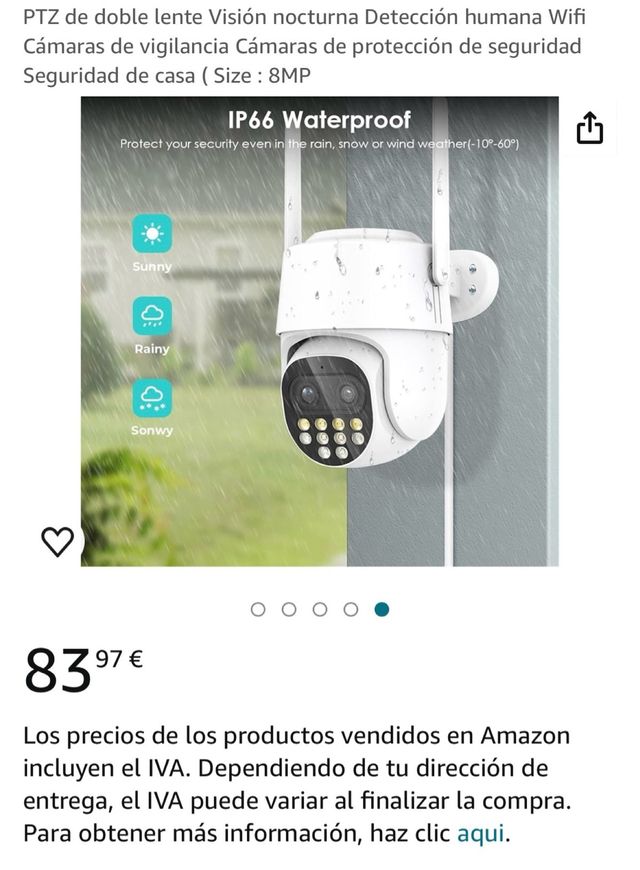 Smart wifi Camara de seguridad new 360