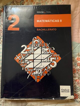 Libro matemáticas 2ºBachillerato