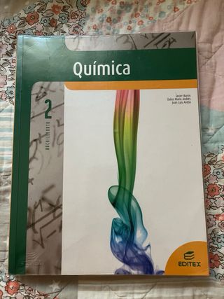 Libro Química 2ºBachillerato
