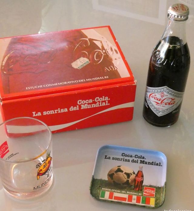 Box de Coca-Cola del mundial de España del 82