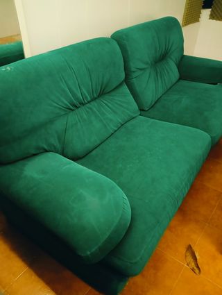 Sofá verde