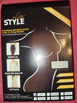 FAJA REDUCTORA DE PANTALÓN