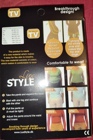 FAJA REDUCTORA DE PANTALÓN