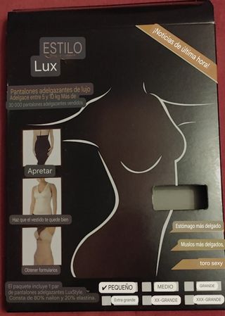 FAJA REDUCTORA DE PANTALÓN