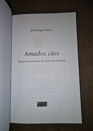Amados cães de José Jorge Letria