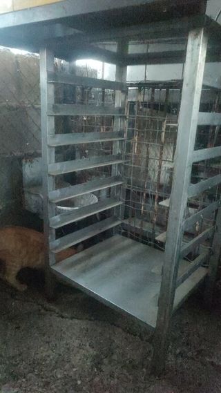 Mesa horno para bandejas