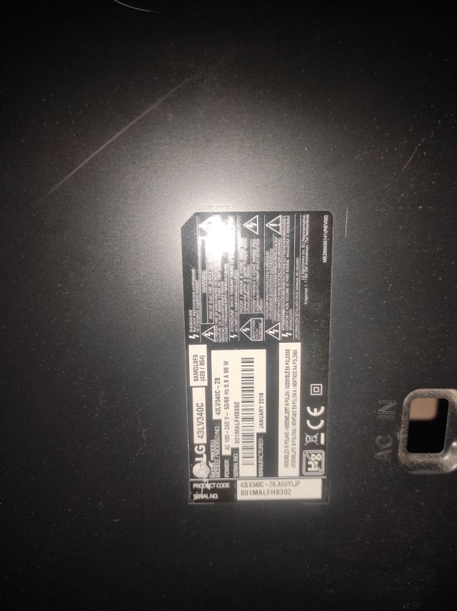 Placas TV LG 43LV340C-ZB