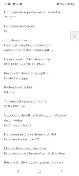 HP Officejet 3833 con regalo 2 cartuchos color.