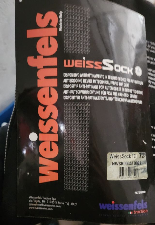 Catene da neve in tessuto tecnico