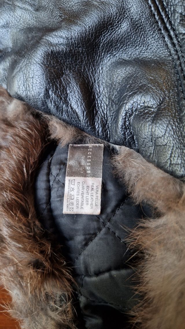 Cappello invernale vera pelle