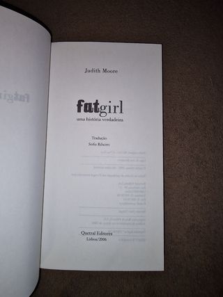 Fat Girl de Judith Moore