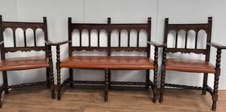 SILLAS SILLONES SOFAS TRESILLO ANTIGUO