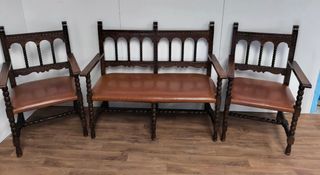 SILLAS SILLONES SOFAS TRESILLO ANTIGUO