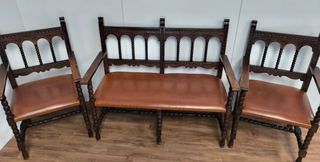 SILLAS SILLONES SOFAS TRESILLO ANTIGUO